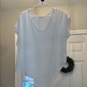 Lush Sheer White Blouse